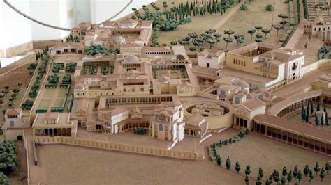 Rome Hadrians Villa At Tivoli Model 4 Roman Architecture