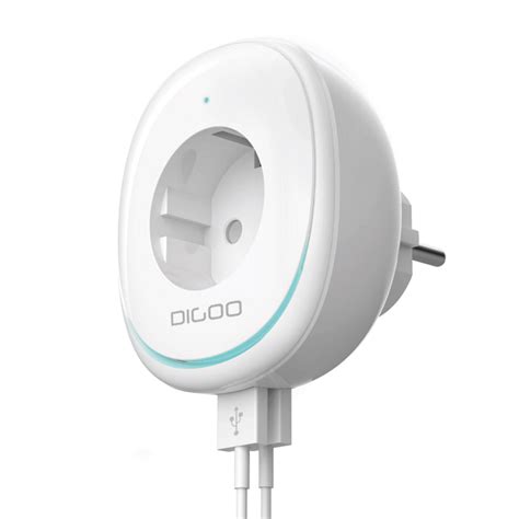 DIGOO DG-SP01 10A Dual USB Port Smart WiFi Socket EU Plug ...