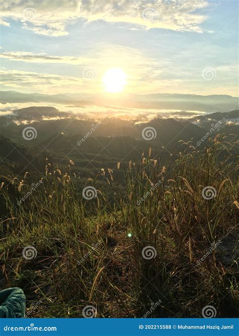 Berekeh Malaysia Beautiful Sunrise Relaxed Stock Photo Image Of