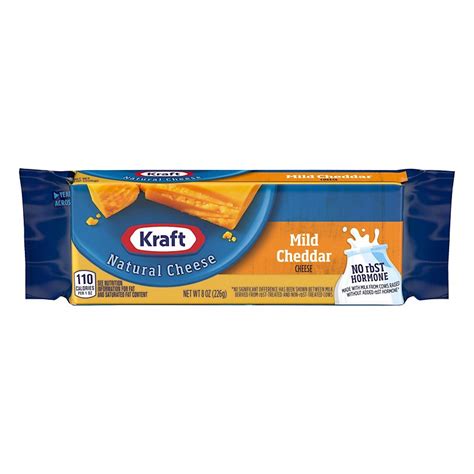 Kraft Natural Mild Cheddar Cheese Shop Cheese At H E B