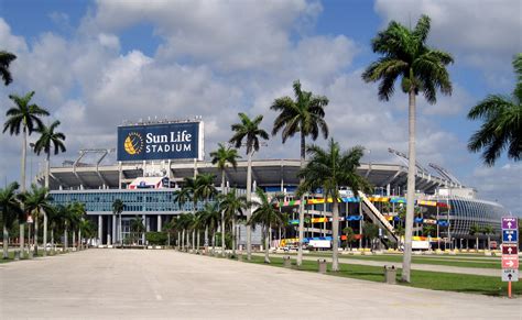 Hard rock stadium has been the home of the miami dolphins since 1987. Hard Rock Stadium, Miami Dolphins football stadium ...