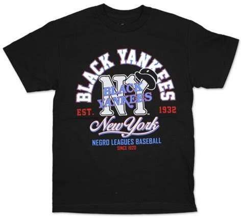 Nlbm Negro Leagues Graphic Tee New York Black Yankees Ebay