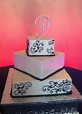 Square Offset With Scrolls - CakeCentral.com