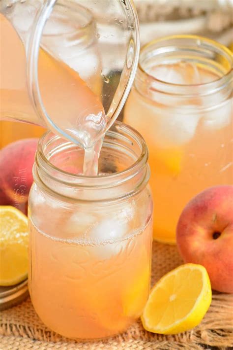 Peach Lemonade This Simple Homemade Peach Lemonade Is Made With Only 4