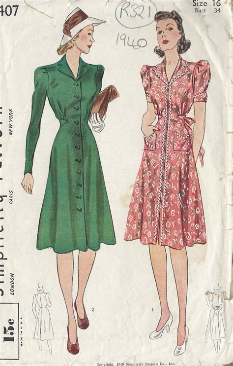 Vintage Dress Patterns Free Gestuos
