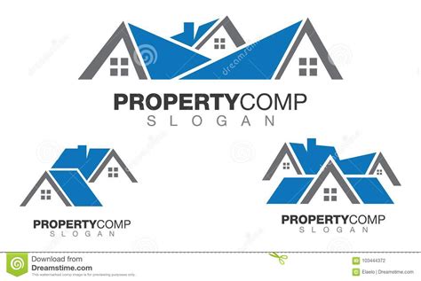 Property Logo Template Stock Vector Illustration Of Hand 103444372