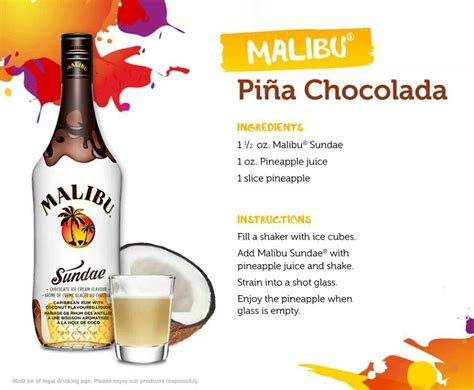 Malibu rum, whipped cream, maraschino cherry and 1 more. #Malibu #Rum | Rum drinks recipes, Malibu rum drinks