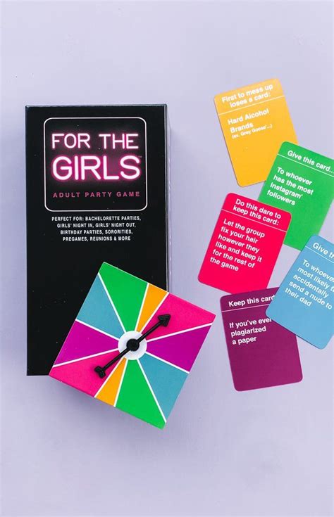 For The Girls Card Game Card Games Party Games Games For Girls