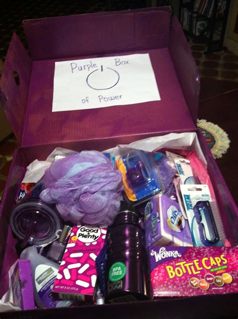 Birthday gift box ideas for sister. Pin by jenny swain on Get Crafty | Colorful gifts, Purple ...