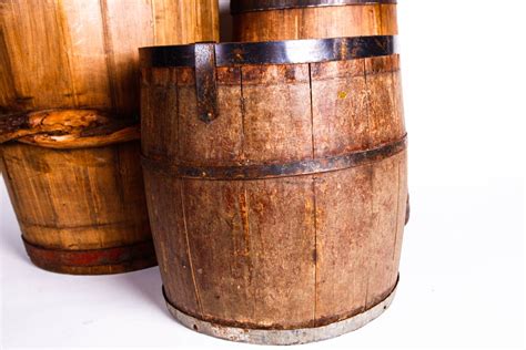 Antique Wooden Barrels Ebth