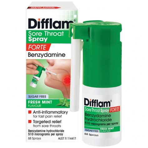 Difflam Sore Throat Spray Forte Sumner Pharmacy Shop
