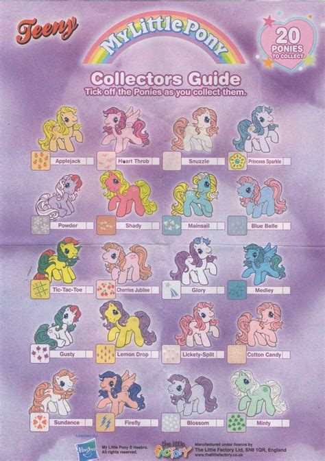 Image Result For Original My Little Pony Names Pósteres Retro