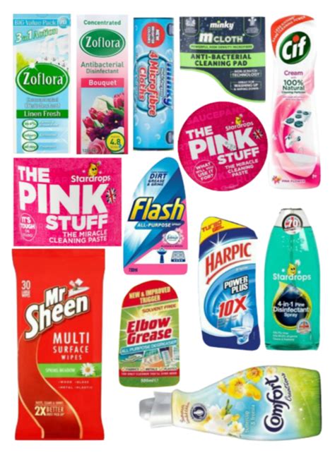 Cleaning Product Labels Mrs Hinch Individual Edible Images