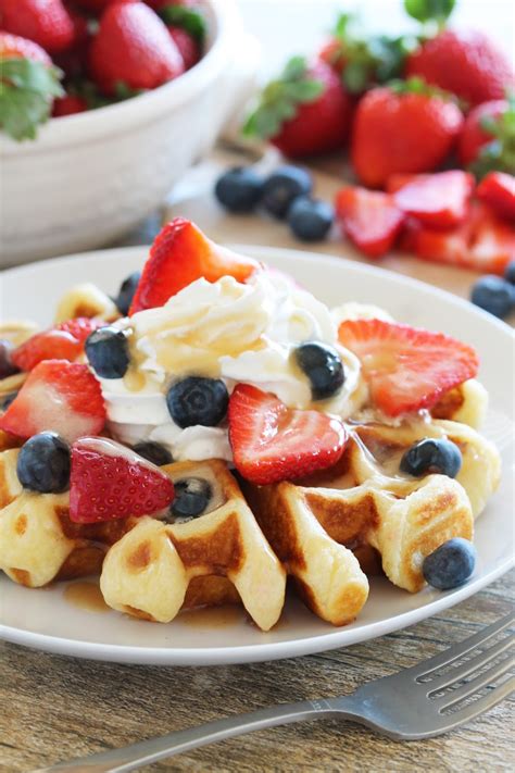 Perfectly Easy Homemade Waffles