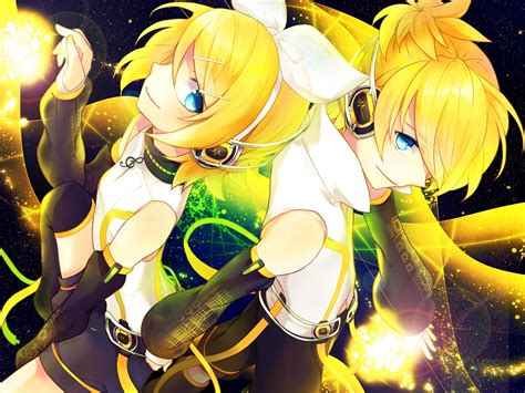 Vocaloidボーカロイド壁紙家 鏡音リン＆レン 壁紙no154～156