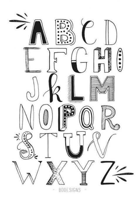 Imagen Relacionada Lettering Alphabet Lettering Alphabet Fonts Hand