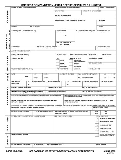 First Report Of Injury Maryland Fill Out And Sign Online Dochub