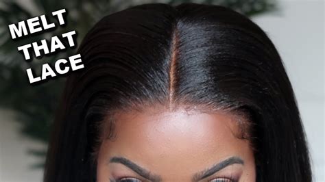 melt that lace🔥 detailed beginner friendly natural yaki straight lace wig ft wowafrican youtube