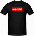 Supreme T-Shirt, maglietta con logo Supreme, unisex Black M: Amazon.it ...