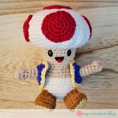 Super Mario Bros Crochet Toad Amigurumi Patrones Gratis Amigurumi