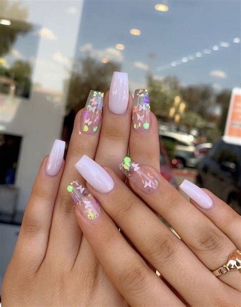 Acrylnägel Sommer 2020 Butterfly Nails Nageltrend Pink Nail Designs