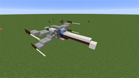 Small X Wing From Star Wars Rminecraftbuilds