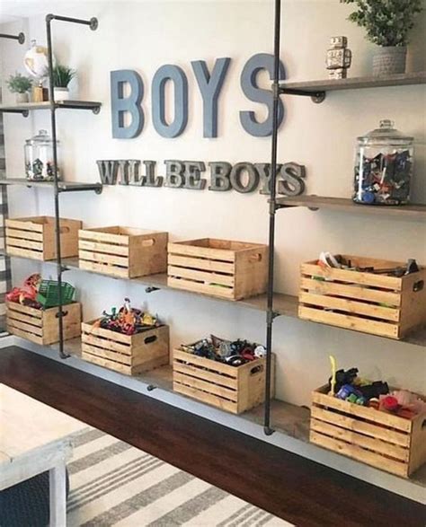 Cool Kids Room Organized With Diy Crate Storage Homemydesign