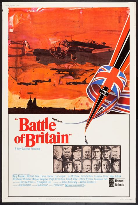 Battle Of Britain United Artists 1969 Poster 40 X 60 War