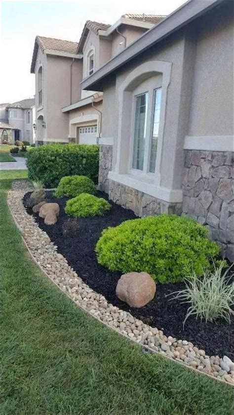 45 Amazing Dry River Bed Landscaping Ideas You Will Love 52 Front