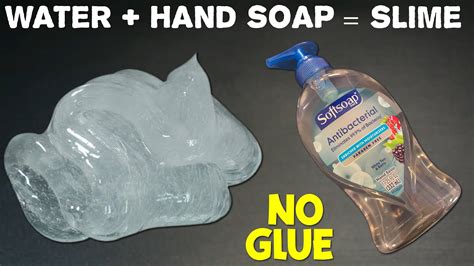 Testing No Glue Water And Hand Soap Slime Without Borax Activator No