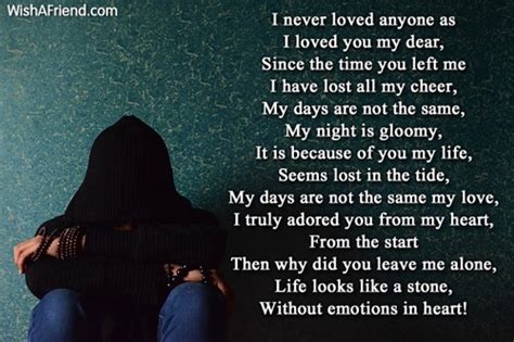 Sad Love Poem