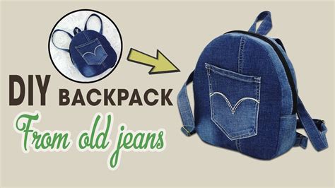 Diy How To Make A Fashionable Small Backpack From Old Jeans New