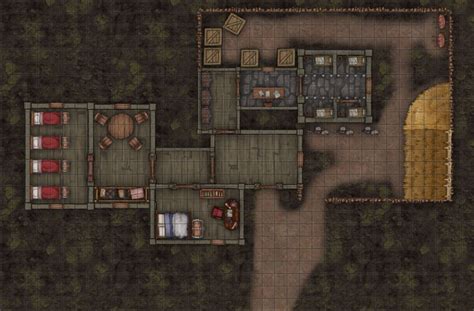 Countryside Barracks Prison Inkarnate Create Fantasy Maps Online Fantasy Map Tabletop Rpg
