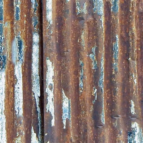 Iron Corrugated Dirt Rusty Metal Texture Seamless 09987