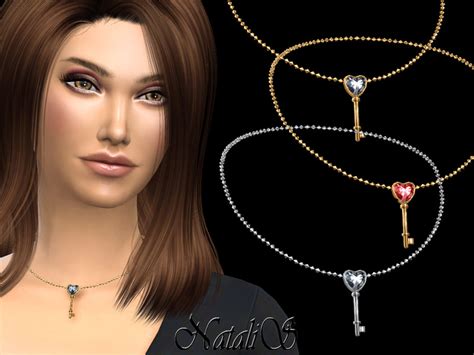 Heart Jewelry Sets Ts4 Tiny Heart Jewelry Sets P4 Sims4 Clove