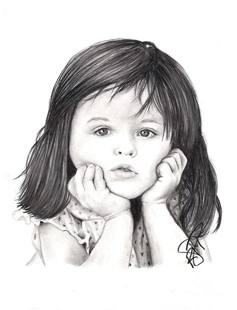 Little Girl Drawing Skill