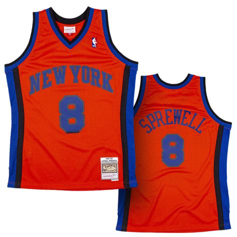 Latrell Sprewell New York Knicks 1998 99 Mitchell And Ness Reload 20