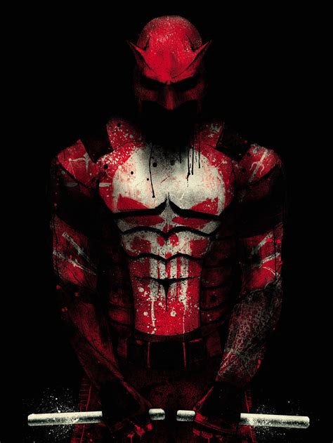 Daredevil Vs Punisher By Nikita Kaun Punisher Marvel Daredevil