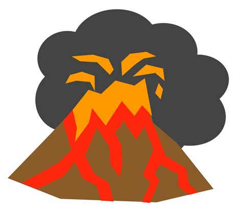 Onlinelabels Clip Art Volcano