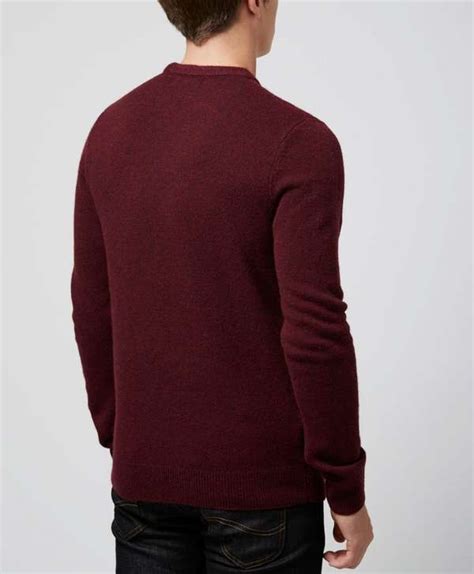 fred perry texture knit sweater scotts menswear