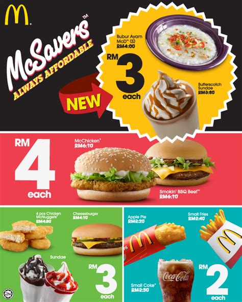 Order some of your favourites and have them delivered. McDonald's - New to the McSavers menu - the Bubur Ayam McD ...