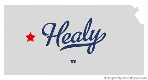 Map Of Healy Ks Kansas