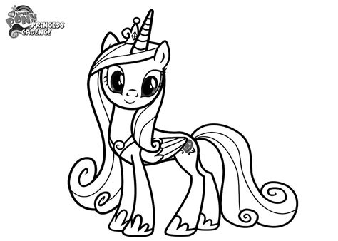 Princess Cadence Coloring Pages Coloring Pages