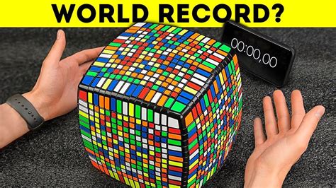 World Records Rubiks Cube World Guinnes