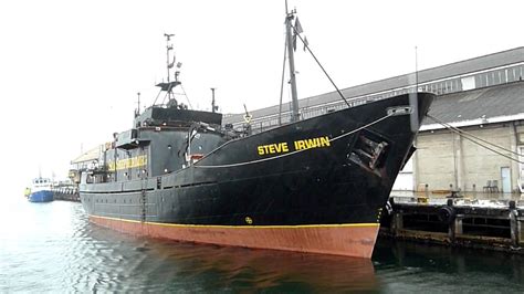 Sea Shepherd Ships Steve Irwin And Bob Barker Docked In Hobart After