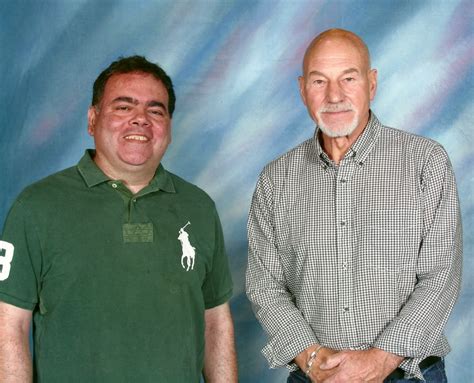 Patrick Stewart And Ted Lanting In Ted Lanting S Photographs Comic Art Gallery Room