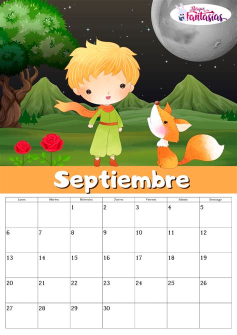 Calendario Infantil Del 2021 ® Listo Para Imprimir En Pdf Calendario