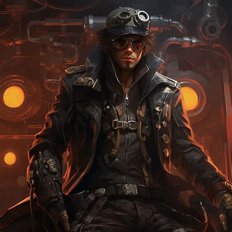 Steampunk Savant A Digital Masterpiece Of A Cybernetic Inventor