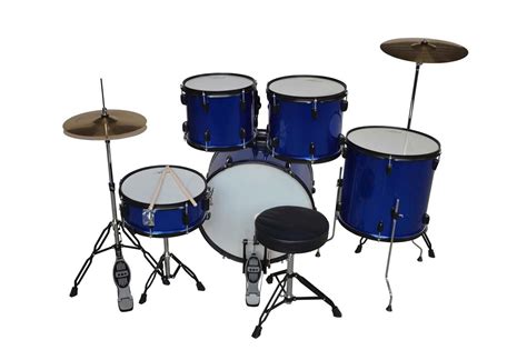 Artist Adr522 5 Piece Drum Kit Cymbals And Stool Blue