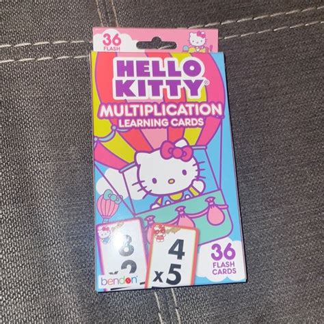 Hello Kitty Other Hello Kitty Multiplication Learning Cards Poshmark